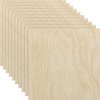 Ekena Millwork 15 3/4W x 15 3/4H x 3/8T Wood Hobby Boards, Birch, 10PK HBW16X16X375CBI
